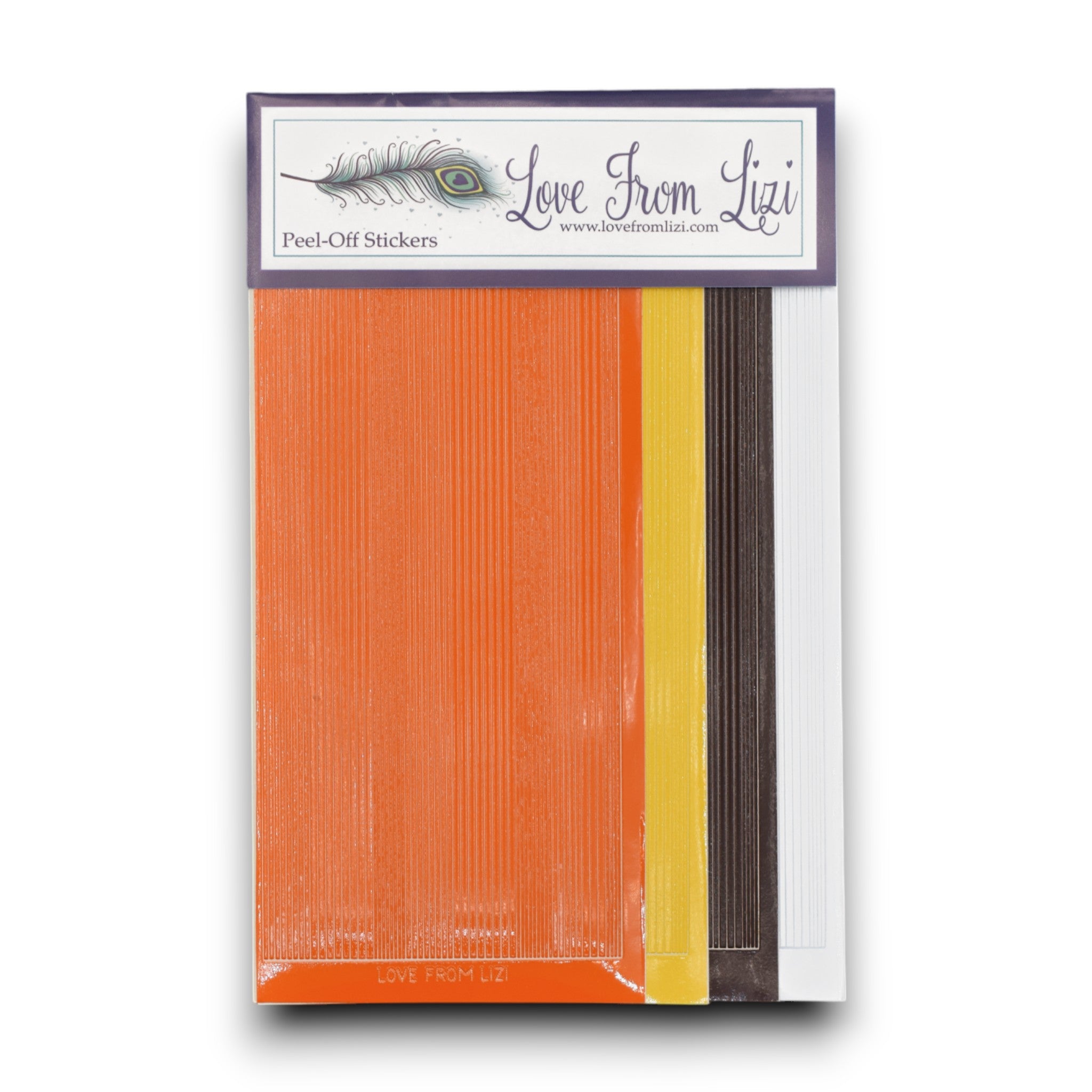 Summer Loving - Pin Stripe Peel-Off 4 Pack